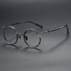 Mika Titanium Vintage Round Eyeglasses Frames