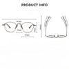 Titanium Vintage Geometric Eyeglasses Frames 80850