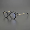 Leafe Retro Oval Acetate Oversize Glasses Frame