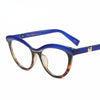 Women's Eyeglasses With Black Frame Oversize Horn-rimmed Cat Eye Glasses Computer Fashionable Glasses