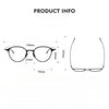 Siegel Titanium Vintage Round Eyeglasses Frame