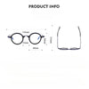 Titanium Vintage Round Eyeglasses Frames  RLT-5899