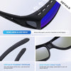 Tnnaiko Night Driving Glasses Night Vision Glasses Fit Over Glasses Sunglasses for Men Polarized Anti Glare Lens