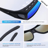 Tnnaiko Night Driving Glasses Night Vision Glasses Fit Over Glasses Sunglasses for Men Polarized Anti Glare Lens