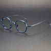 Titanium Geometric Glasses Frame 80873