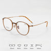 Titanium Vintage Round Eyeglasses Frames L9113