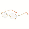 Ultra-light Anti-blue Light Rimless Presbyopia Glasses