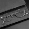 Carmel Retro Titanium Square Glasses Frame