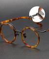 Mael Titanium Vintage Round Eyeglasses Frames