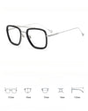 Titanium Aviator Square Glasses Frames SC001