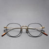 Titanium Geometric Glasses Frame 80803