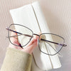 Fashion Butterfly Metal Female Glasses