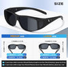 Tnnaiko Night Driving Glasses Night Vision Glasses Fit Over Glasses Sunglasses for Men Polarized Anti Glare Lens