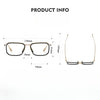 Retro Titanium Square Glasses Frame DATA423