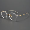 Titanium Vintage Round Eyeglasses Frames ST BT55002