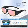 Tnnaiko Night Driving Glasses Night Vision Glasses Fit Over Glasses Sunglasses for Men Polarized Anti Glare Lens