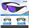 Tnnaiko Night Driving Glasses Night Vision Glasses Fit Over Glasses Sunglasses for Men Polarized Anti Glare Lens