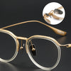 Hayter Titanium Vintage Oval Eyeglasses Frame