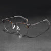 Lorian Retro Titanium Square Glasses Frame