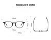 Xander Retro Oval Titanium Ultra-Light Glasses Frame