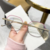 WOMEN'S FASHION DIAMOND CUTTING EDGE FRAMELESS ANTI-BLUE LIGHT READING GLASSES