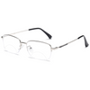 MEN'S METAL HALF-FRAME BIFOCAL READING GLASSES