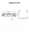 Retro Titanium Square Glasses Frame  RLT-5890