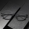 Titanium Geometric Glasses Frame 80873