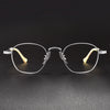 Titanium Vintage Geometric Eyeglasses Frames 80850