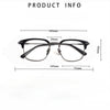 Calen Retro Titanium Square Glasses Frame