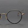 Whitney Titanium Geometric Glasses Frame