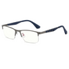 MEN'S HIGH-DEFINITION SIMPLE HALF-FRAME ANTI-BLUE LIGHT READING GLASSES