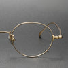 Dakir Titanium Vintage Oval Eyeglasses Frames