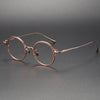 Romas Titanium Vintage Round Eyeglasses Frame