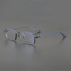 Kaelen Retro Titanium Square Glasses Frame