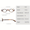 Metal Vintage Oval Eyeglasses Frames TM002