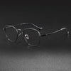 Titanium Vintage Geometric Eyeglasses Frames 80850