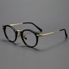 Sylor Titanium Vintage Oval Eyeglasses Frames