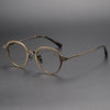 Titanium Vintage Round Eyeglasses Frames DTX426