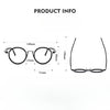 Titanium Vintage Round Eyeglasses Frames RLT5862