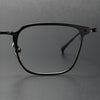 Ceaser Retro Titanium Square Glasses Frame