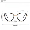 Light Metal Cat Eye Glasses