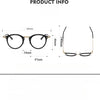 Brett Retro Full Rim Titanium Oval Glasses Frame