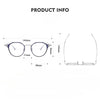 Titanium Vintage Round Eyeglasses Frames Bacchus