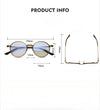 Caius Titanium Round Glasses Frame