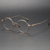 Romas Titanium Vintage Round Eyeglasses Frame