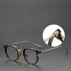 Calyx Titanium Vintage Square Eyeglasses Frames