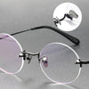 Ciri Titanium Semi-Rimless Round Glasses Frames