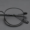 Herr Titanium Vintage Oval Glasses Frame