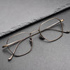 Broderick Retro Titanium Square Glasses Frame